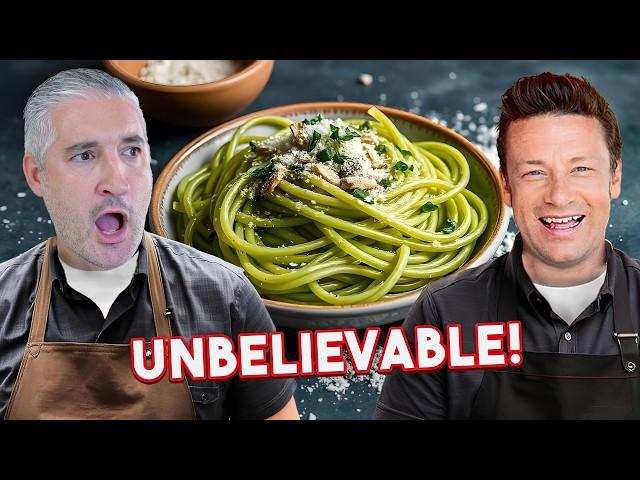 Vincenzo’s Plate Reacts to Jamie Oliver’s Green Spaghetti | Italian Chef’s Verdict!