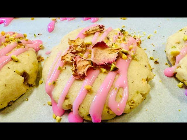 PERSIAN LOVE COOKIES with Pistachios and Roses Recipe from Chef Victoria Love