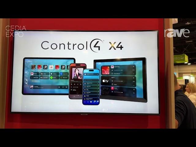 CEDIA Expo 2024: Snap One Shares Preview of Control4 X4 Operating System, Coming in 2025