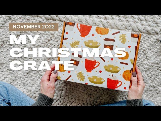 My Christmas Crate Unboxing November 2022: Christmas Subscription Box