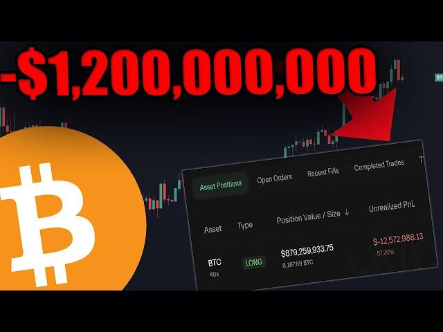 THE LARGEST BITCOIN WHALE JUST GOT REKT... AND IT COULD GET WORSE...