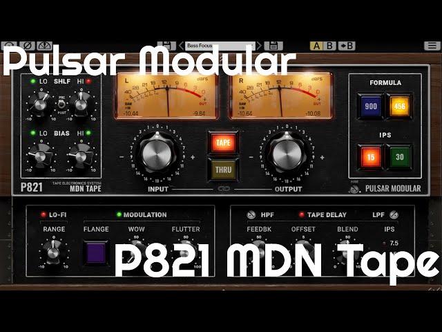 P821 MDN Tape by Pulsar Modular (No Talking)