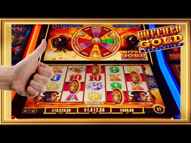 High Stakes JACKPOTS WON in Buffalo Gold Revolution Slot Machine