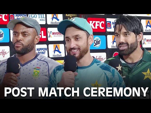 Post Match Ceremony | Pakistan vs South Africa | 3rd ODI | Tri-Nation Series 2025 | PCB | M3J1K