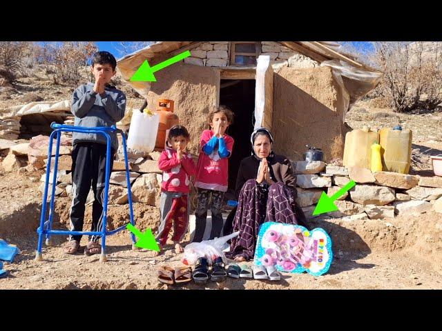 The operator's unstinting help: gifts that made Shahla and her children happy