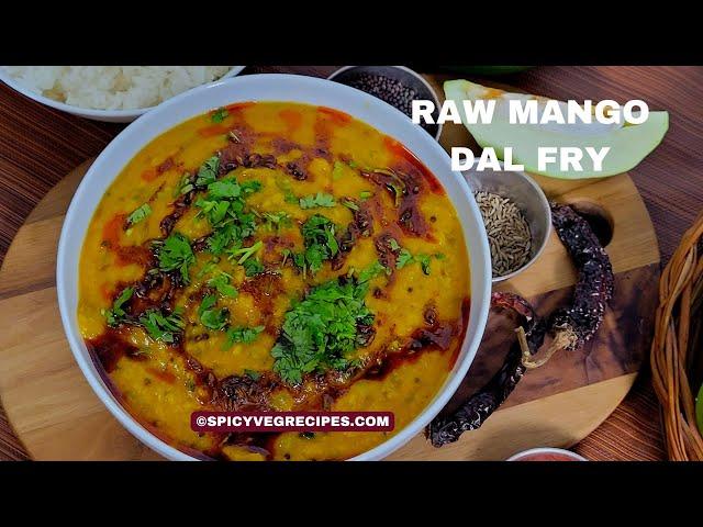 Raw Mango Dal Fry | कच्चे आम वाली दाल फ्राई | No onion Garlic Raw Mango Dal fry | Kairi dal recipe