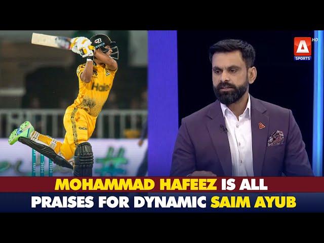 "Pakistan needed a player like him, who..." #MohammadHafeez is all praises for dynamic #SaimAyub.