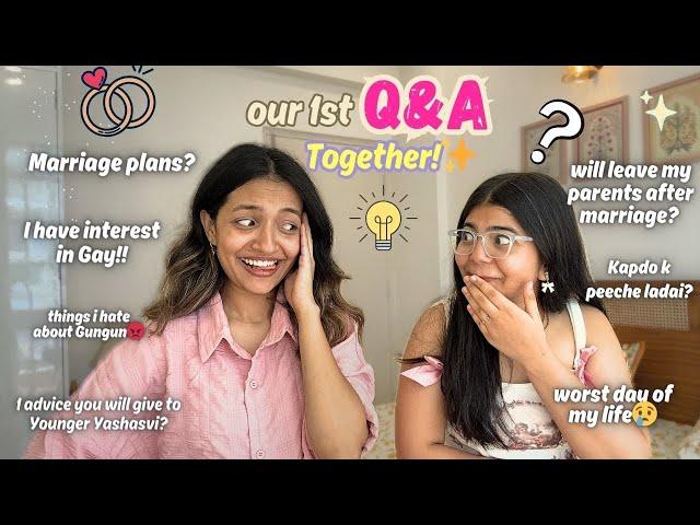 Our 1st Q&A Marriage plan, Will i stay with my family after marriage? interest in gay? ||YR|| ️