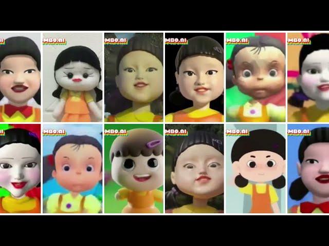 Squid Game Doll Various Younghees singing  Numa Numa Maiyahi