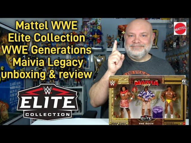 Mattel WWE Elite Collection Maivia Legacy three pack unboxing & review.