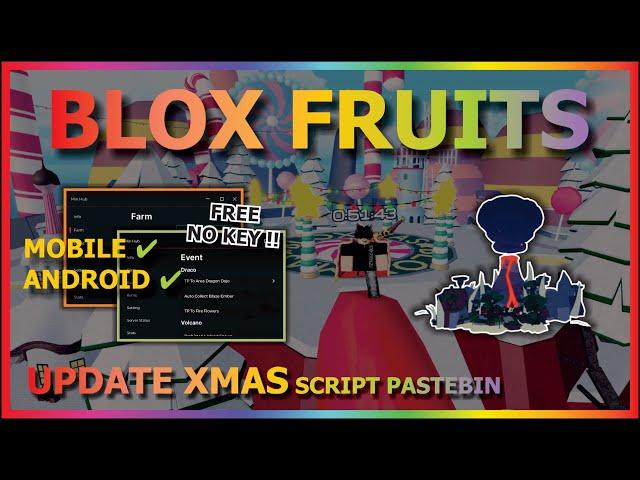 BLOX FRUITS Script Mobile UPDATE XMAS AUTO FARM | AUTO PREHISTORIC ISLAND | MASTERY FARM (NO KEY)