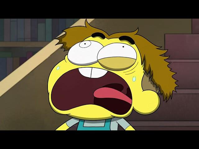 Quiet Please - Cricket Green STEPS ON A LEGO BLOCK ORIGINAL CLIP (2023 Upload) | Big City Greens