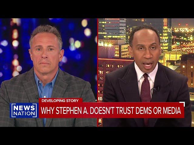 Stephen A. Smith on his distrust of the media, Democratic Party | CUOMO