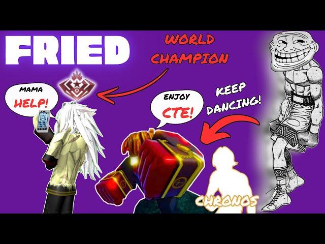 TROLLING a WORLD CHAMPION with CHRONOS STYLE! [Untitled Boxing Game]