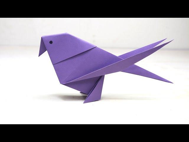Easy Paper Bird Tutorial - Paper Bird Origami