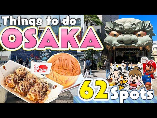 Things to do in Osaka Japan / Street Food / Japan Travel Guide for First-Time Travelers