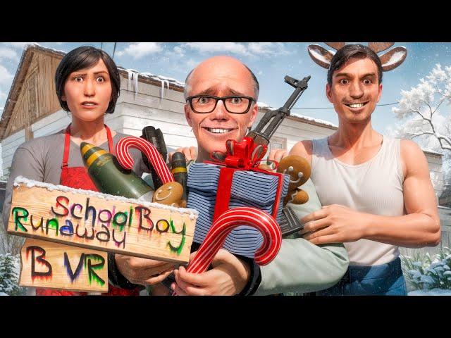 СБЕГАЮ ОТ ЗЛЫХ РОДИТЕЛЕЙ БЕЗУМНЫМИ НОВОГОДНИМИ СПОСОБАМИ в SCHOOLBOY RUNAWAY в VR в Garry’s Mod