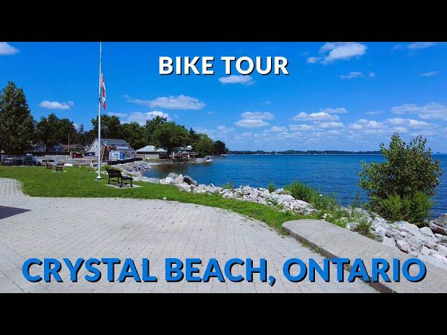 Crystal Beach, Ontario: Serene 4K Bike Ride along Lake Erie's Tranquil Shores ‍️