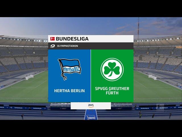 Hertha Berlin vs SpVgg Greuther Fürth (26/08/2023) 2. Bundesliga FIFA 23