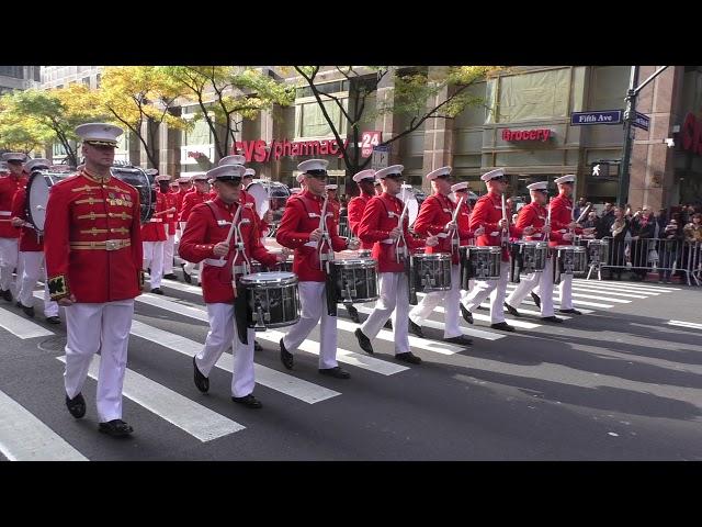 Veterans Day Parade~2019~NYC~USMC Drum and Bugle Corp~NYCParadelife
