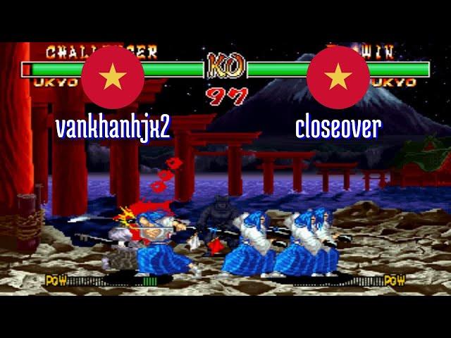 FT5 @samsho2: vankhanhjx2 (VN) vs closeover (VN) [Samurai Shodown II Fightcade] Dec 10