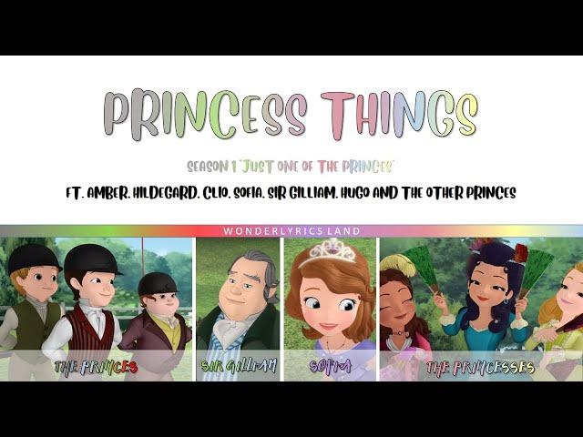 PRINCESS THINGS | COLOR CODED LYRICS |WONDERLYRICS LAND |