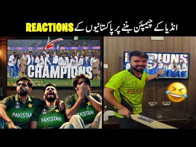 20 Pakistani Fans' Angry Reaction to India's Champions Trophy Win!