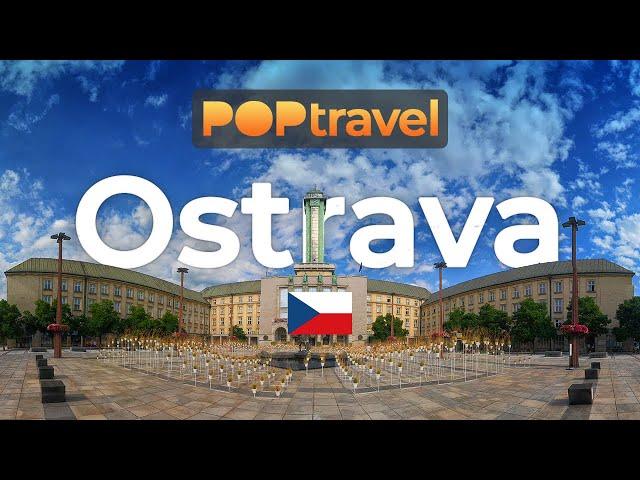 Walking in OSTRAVA / Czech Republic - 4K 60fps (UHD)