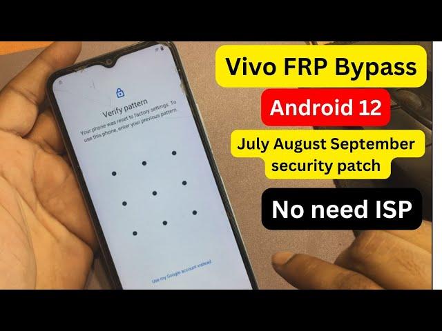 Vivo Android 12 FRP Bypass No need ISP ||  Vivo Y21 FRP Bypass Tutorial July August Sep Sceurity