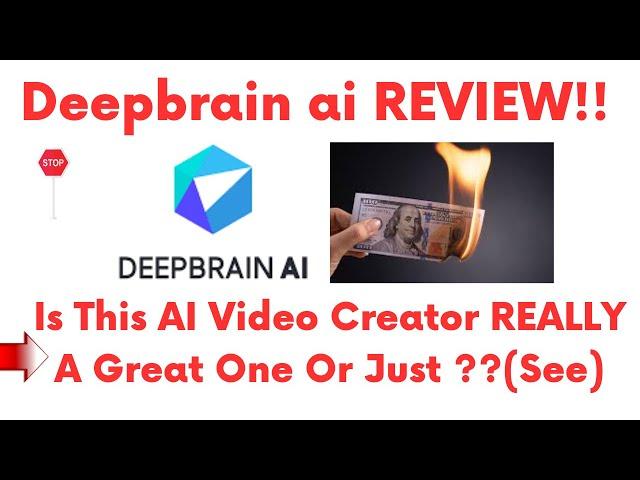 Deepbrain ai review-Is This AI Video Creation Tool REALLY Worth The HYPE At ALL?See(Do not Use Yet)