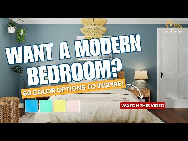 2025’s Top 60 Modern Bedroom Color Ideas You’ll Love!