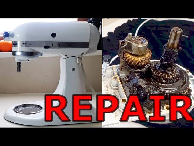 How to Fix Repair KitchenAid Mixer That Isn't Spinning Worm Gear Replacement won't spin noisy start