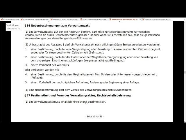 06-01-02 - Platzverweis - Formelle Rechtmäßigkeit - Verfahrensvorschriften