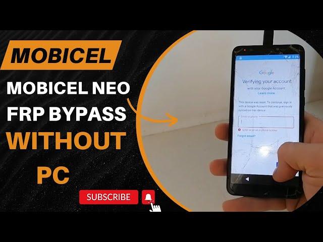 Mobicel Neo Plus And Neo FRP Bypass: Step-by-Step Guide (Google Account) Without Pc.