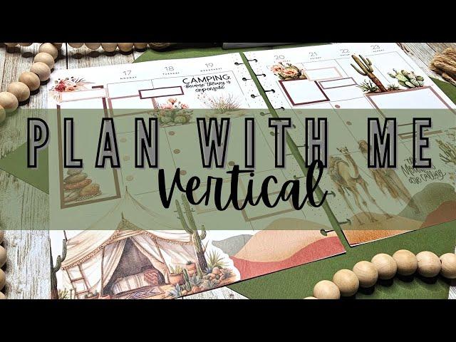 Plan With Me | Desert Oasis | Vertical | June 17-23