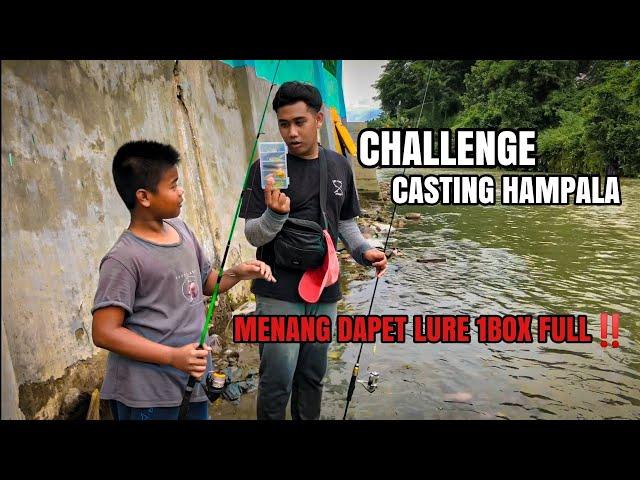 Challenge Casting Hampala Sama Adek-Adek, Menang Dapat Umpan Satu Box‼️