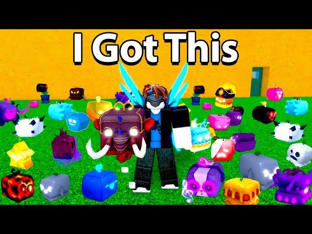 I Rolled 100 Fruits to Get Mammoth in Blox Fruits