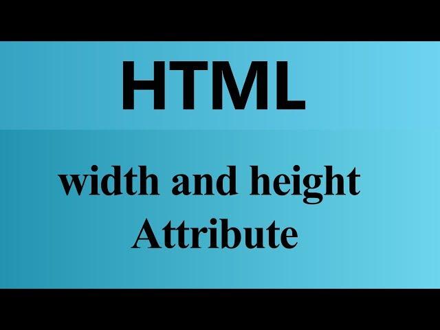 84. width and height Attribute in HTML (Hindi)