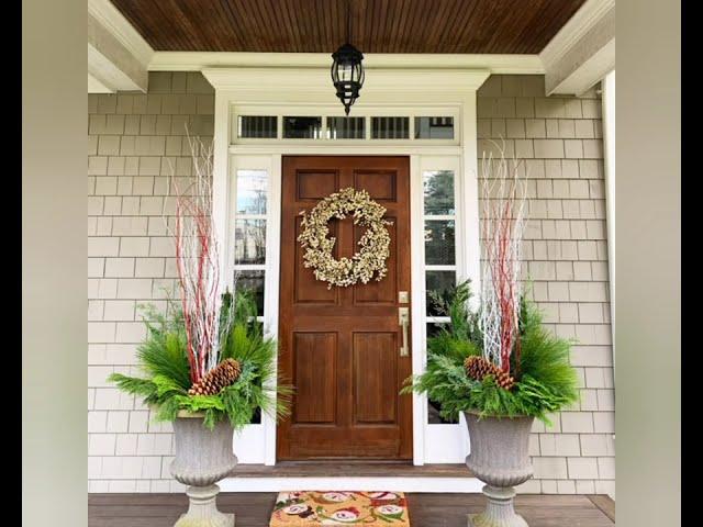 CHRISTMAS PORCH DECOR IDEAS!!!#homeinteriorinspo