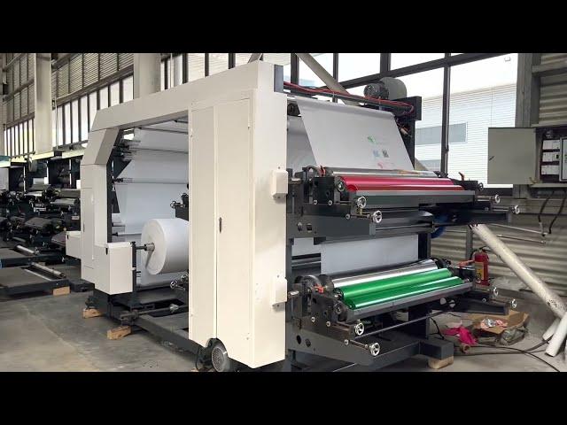 4 color non woven flexo printing machine