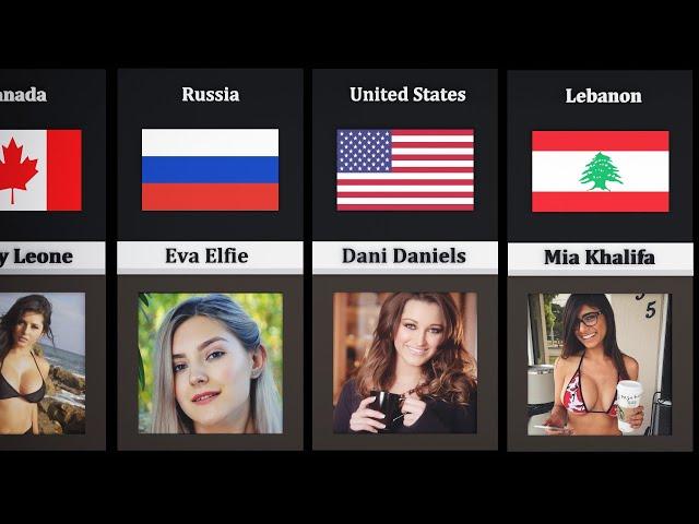 Most Beautiful Pornstars From Different Countries 2022