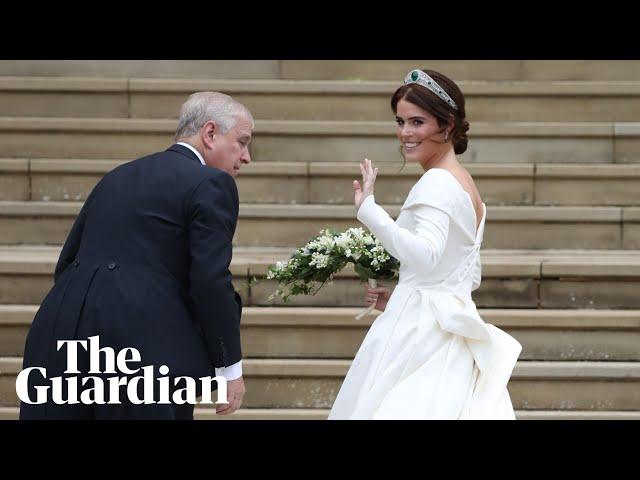 First glimpse of Princess Eugenie's wedding dress