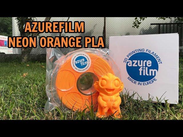 AZUREFILM NEON ORANGE PLA - PERFECT 3D PRINTING