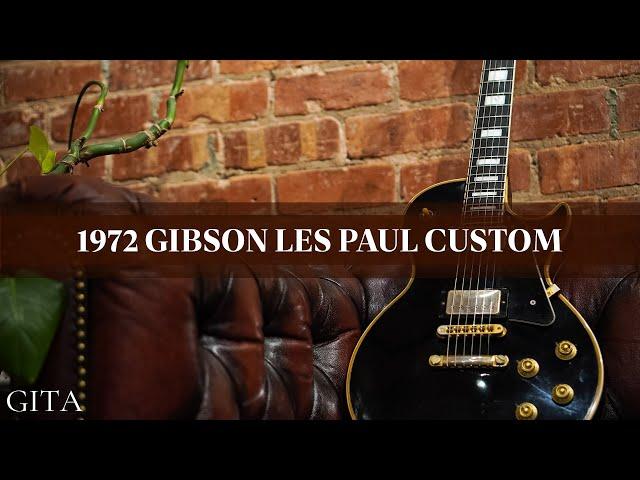 1972 Gibson Les Paul Custom In Black - Guitars In The Attic