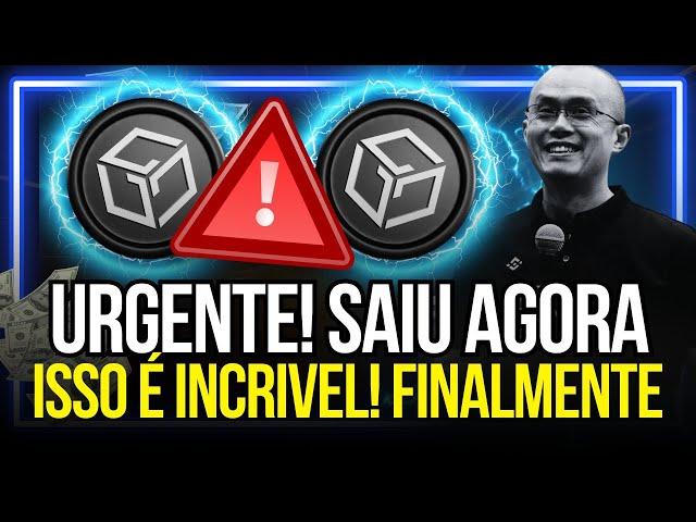 URGENTE CRIPTOMOEDA (GALA) GAMES - FINALMENTE RICOS? ALERTA GERAL - BINANCE