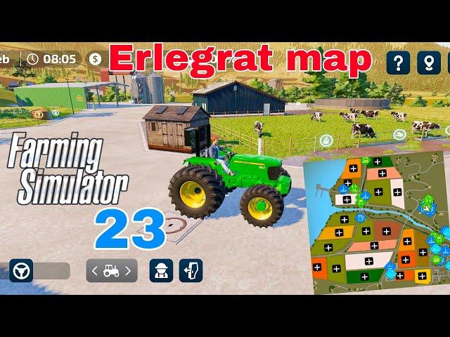 FS 23 new Erlegrat map 30+indian mods Ford 4911 kartar swaraj unlimited money farming simulator 25