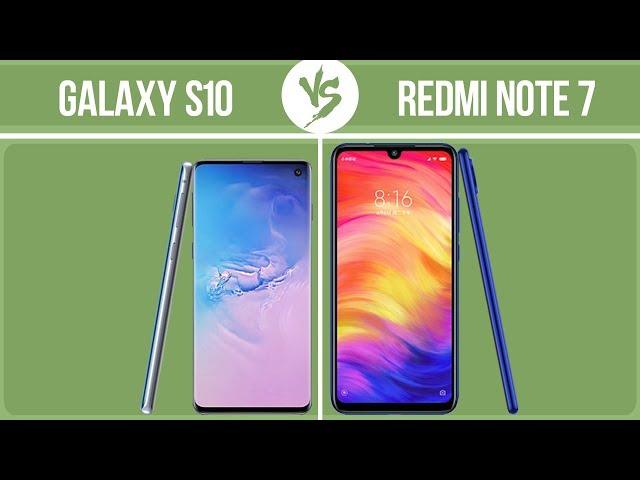 Samsung Galaxy S10 vs Xiaomi Redmi Note 7 ️