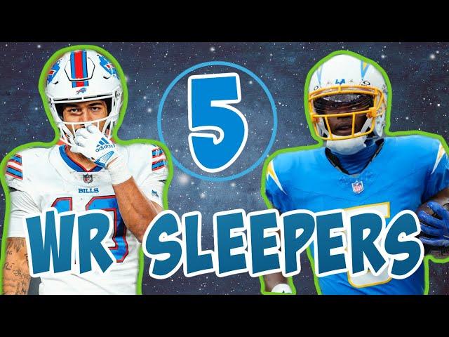 5 WR SLEEPERS 2024 FANTASY FOOTBALL