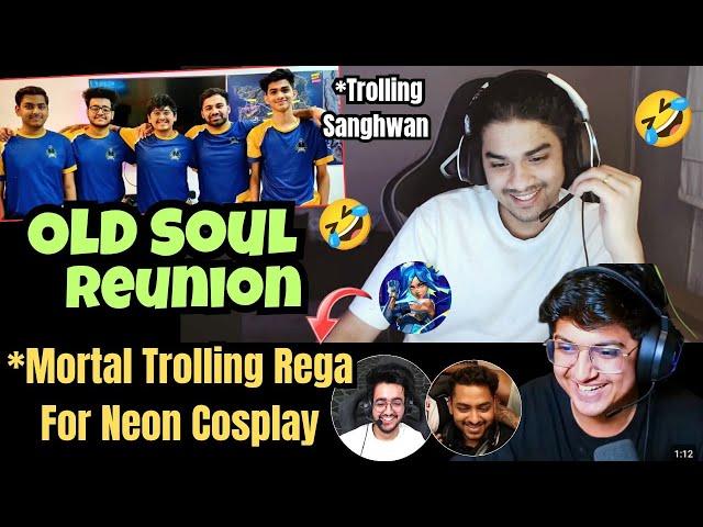 Old SouL Reunion | Rega, Mortal, Viper, Aman| Mortal Trolling Rega For Neon Cosplay #rega #mortal