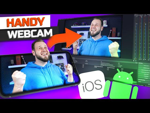 HANDY als WEBCAM am PC nutzen - OBS STUDIO - iOS und Android